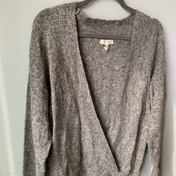 Urban Outfitters Surplice Sweater Knit Marled - Picture 5 of 7